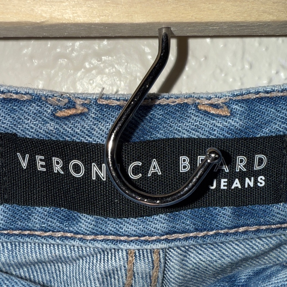 Veronica Beard Blake Light Blue Denim Jeans - Picture 4 of 7